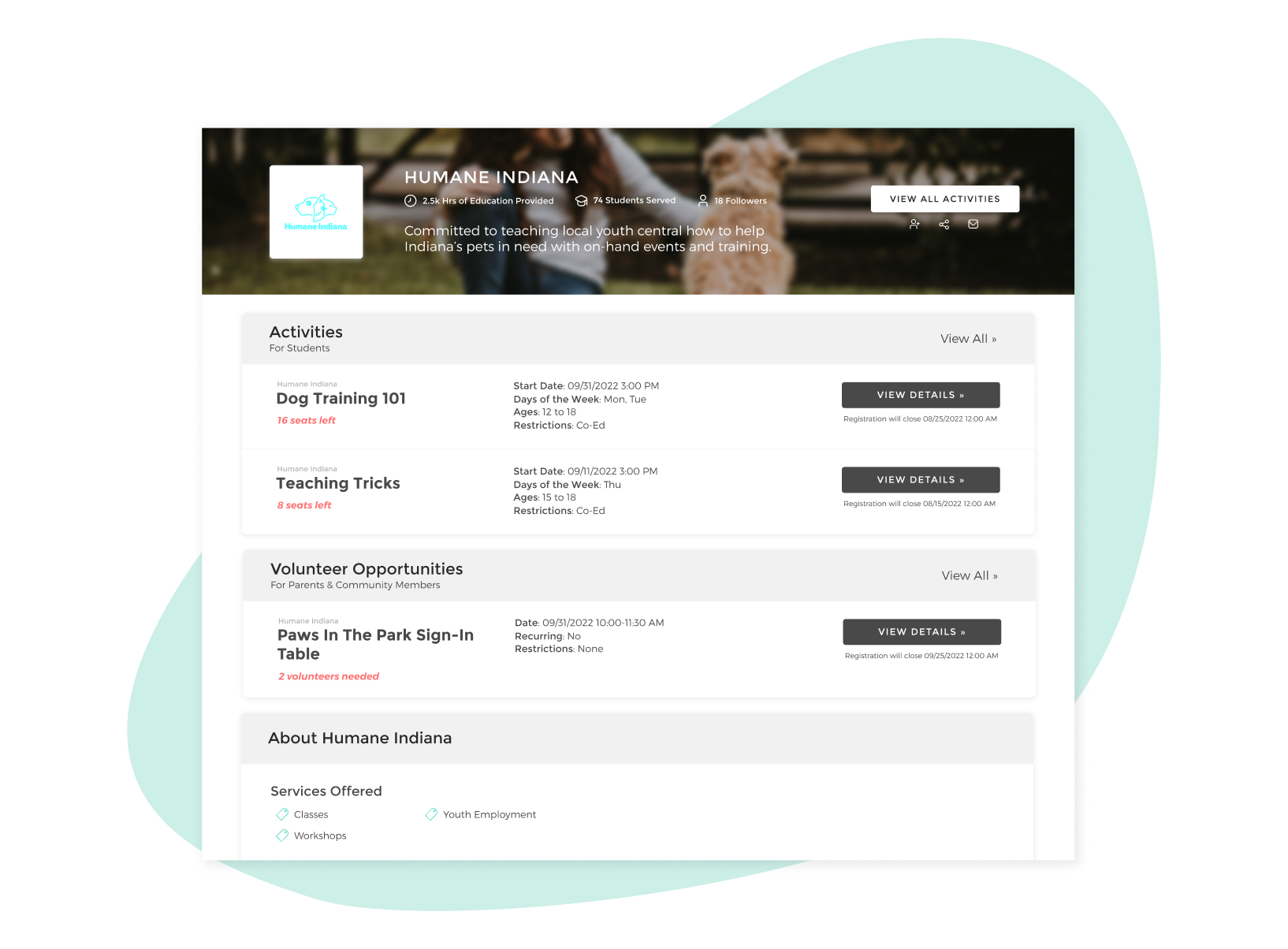 AfterSchool HQ Provider Profile